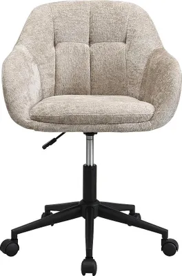 Produktbild von Bürostuhl - Strukturstoff - Beige - Höhenverstellbar - LASSANDRA
