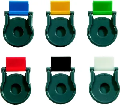 Produktbild von Binderklip Brutus 19x45mm für 80 Blatt VE=100 Stück Grundfarben sortiert