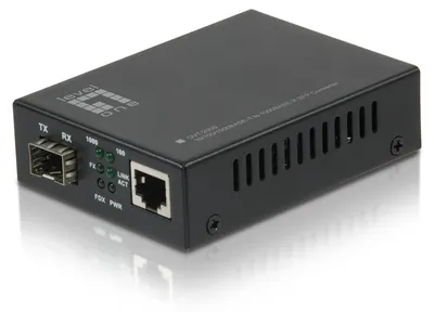 Obrázok produktu pre Sieťový mediálny konvertor LevelOne GVT-2000 1000 Mbit/s Multi-Mode Black