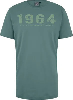 Produktbild von Übergrößen T-Shirt Vintage Number rauchgrün AHORN SPORTSWEAR Smockey Green 7XL