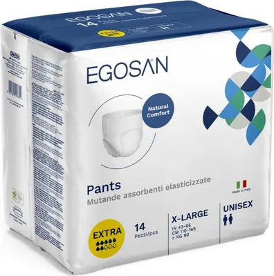 Image de Egosan Pants Extra XL - 12 paquets de 14 protections