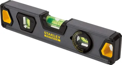 Imagen del producto de Nivel de burbuja Stanley HTS, tipo torpedo, FatMax PRO, aluminio, 23 cm