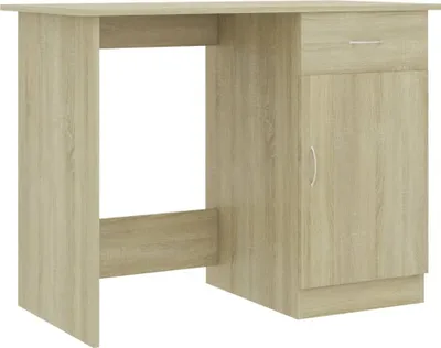 Produktbild von vidaXL Schreibtisch Sonoma-Eiche 100x50x76 cm Holzwerkstoff