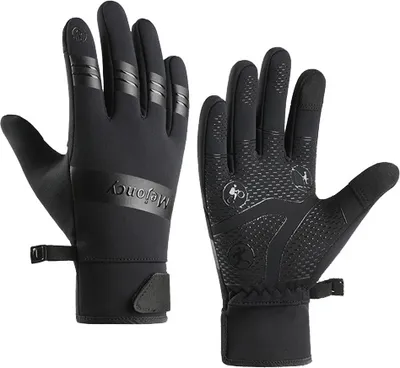 Productafbeelding van INF Warme winterhandschoenen voor touchscreens, winddicht/waterdicht zwart S