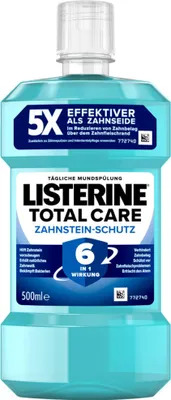 Image de Listerine Total Care Bain de bouche anti-tartre 500 ml