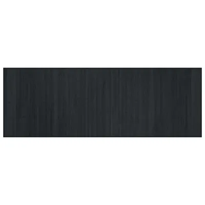 Immagine prodotto di Tappeto rettangolare nero 70x200 cm Bamboo