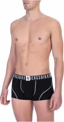 Obrázok produktu pre Pánske boxerky, dvojbalenie, značka Bikkembergs, bavlna a Elastan, biela a čierna