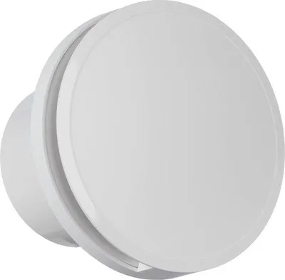 Zdjęcie produktu dla Wentylator do łazienki z timerem i czujnikiem wilgotności - średnica 100 mm - wyposażony w gumowe zawory zwrotne - zapewnia efektywną wentylację - przeznaczony do łazienek, kuchni i toalet.