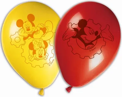 Image de Mickey Mouse ballons en latex 28 cm, 8 pcs.