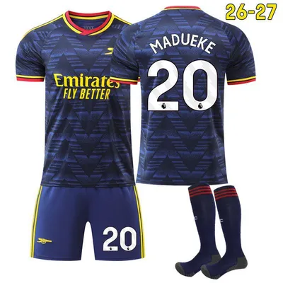 Immagine prodotto di #20 MADUEKE Maglia da calcio da trasferta dell'Arsenal 26-27 per bambini e adulti TAGLIA:XS