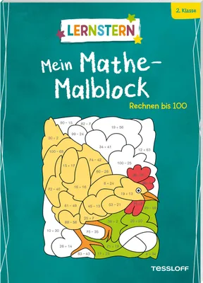 Produktbild von LERNSTERN. Mein Mathe-Malblock. Rechnen bis 100