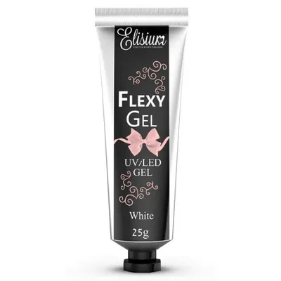 Obrázok produktu pre Elisium Żel do przedłużania paznokci White, 25 g