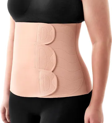 Produktbild von Momcozy Ergowrap Bauchgurt nach Geburt, 3D-Kompression & Rückenstütze für Kaiserschnitt-Rückbildung, Nahtloses Bauchband für Alltag & Sport