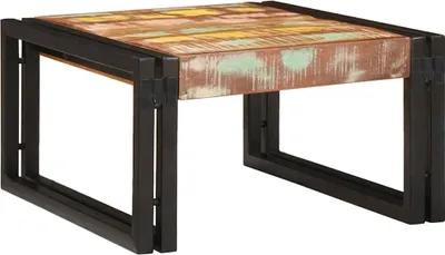 Produktbild von vidaXL Badregal für Mehrfarbig 60 x 50 x 23 cm Massives Altholz