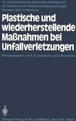 Obrázok produktu pre Plastische und wiederherstellende Maßnahmen bei Unfallverletzungen