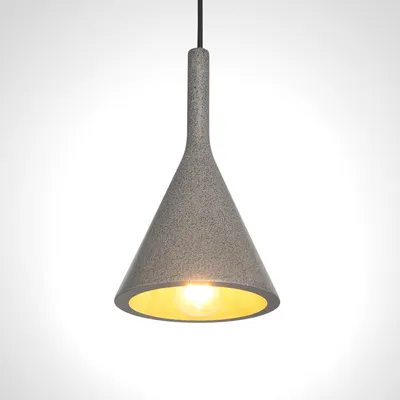 Produktbild von Pendelleuchte, E27, Lampe Für Wohnzimmer Esszimmer Küche, Höhenverstellbar Farbe Beton-Sandstein-Schwarz
