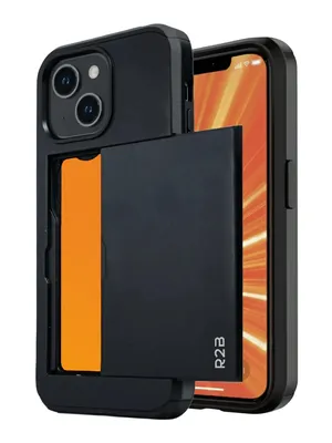 Productafbeelding van R2B iPhone 13 Hoesje met Pasjeshouder – 3 Pasjes – Incl. Screenprotector