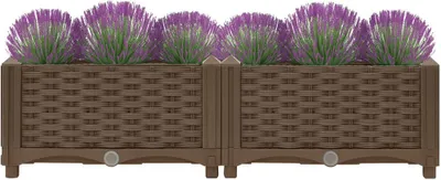 Produktbild von "im Sonderangebot"Hochbeet - CLORIS - Pflanzkasten - 80x40x23 cm Polypropylen - DEMöbel9158409