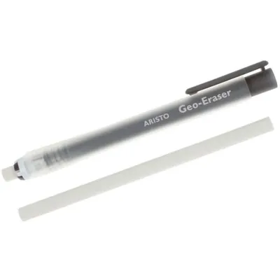 Immagine prodotto di Matita Aristo Geo-Eraser trasparente-nero, 12 cm Senza PVC