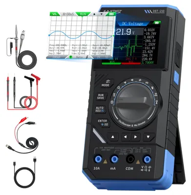 Oszilloskop-Multimeter 10 MHz, 48 MS/s, 19999 Counts, 3-in-1