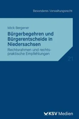 Produktbild von Bürgerbegehren und Bürgerentscheide in Niedersachsen