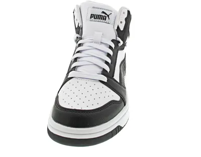 Produktbild von Puma Rebound V6 Mid Jr. Schnürstiefel Schwarz