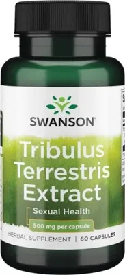 Productafbeelding van Swanson Tribulus Terrestris Extract 500 mg 60 capsules 7005