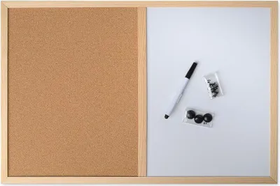 Produktbild von Decosa Pinnwand 600 x 400 mm inkl. Pinnnadeln und Stift