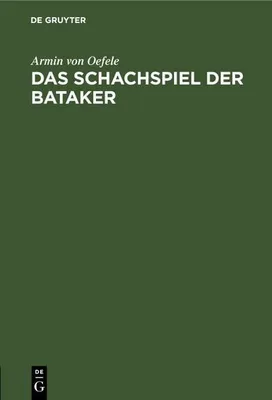 Produktbild von Das Schachspiel der Bataker