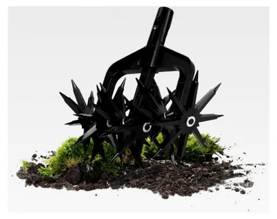 Produktbild von Rotationsgrubber für den Garten mit Handgriff und Unkrautjätemesser