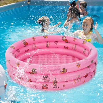 Produktbild von Elzusha – Aufblasbarer Kinderpool, 100 x 35 cm
