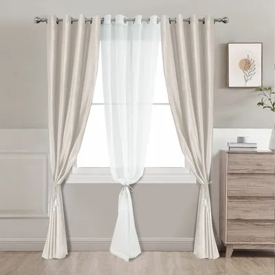 Obrázek produktu pro (Béžová, 140 * 230 cm) 2 kusy sametové záclony, jednobarevné, tepelně izolované sametové záclony do obývacího pokoje a ložnice