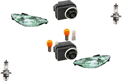 Zdjęcie produktu dla Johns, Reflektory pasujące do Peugeot 206 CC 09/98- Illumin. lewy prawy + silnik serwo