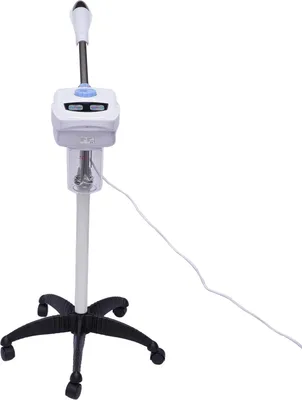 Produktbild von Gesichtsdampfer - Modell 08A - 750 W - Warmer Dampf & Ozon - 360° drehbare Düse - EU-Stecker 220–240 V 50–60 Hz - Sprühweite 30–40 cm, Nutzung 25 cm