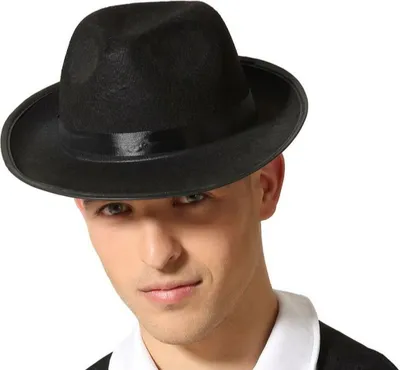 Produktbild von Hut Gangster Schwarz