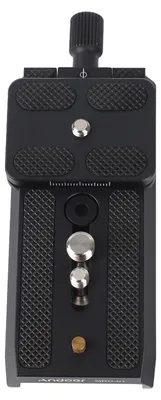 Image de Plaque de fixation rapide QR en alliage d'aluminium avec vis 1/4 pouce 3/8, compatible avec 501HDV/701HDV/503HDV/577/519/561/Q5
