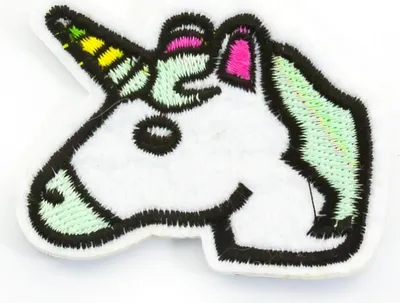 Produktbild von Oblique Unique Aufnäher Patch Abzeichen Aufbügler Flicken - Einhorn 2