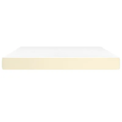 Immagine prodotto di Materasso a Molle Insacchettate Rigidità Media Crema 180x200x20 cm in Pelle finta