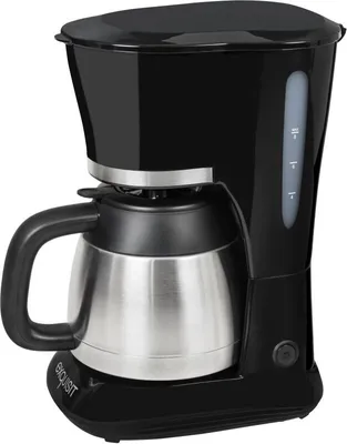 Produktbild von Exquisit KA 6501 sw Kaffeemaschine | Thermoskanne | 4-8 Tassen | schwarz
