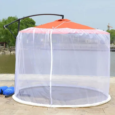 Produktbild von Mückennetz für Sonnenschirm - Insektenbeständig und Sonnenschutz (250-300 cm)