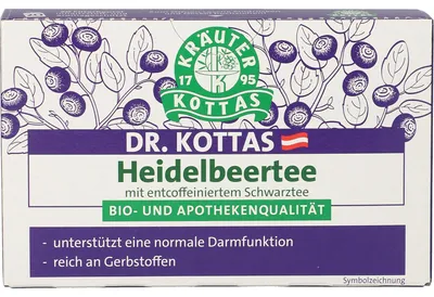 Produktbild von Dr.Kottas Heidelbeertee Filterbeutel 20 St