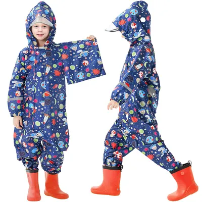 Imagen del producto de Omgoods: Chaqueta impermeable para niños con detalles reflectantes