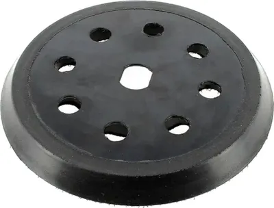 Produktbild von Trade-Shop Klett 8-Loch Schleifteller / Haftteller / Stützteller 125mm kompatibel mit Black & Decker BD190, KA190, SPEC375 ersetzt 797157-01