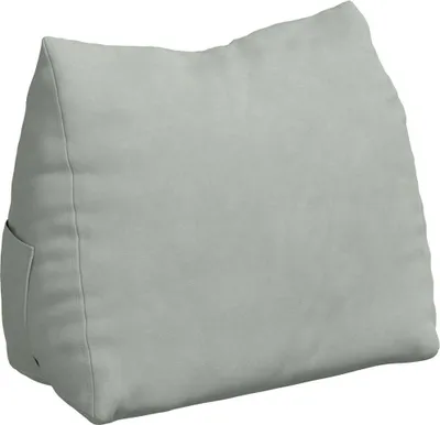 Zdjęcie produktu dla vidaXL Poduszka na plecy jasnoszara 45 x 20 x 35 cm tkanina sztruksowa