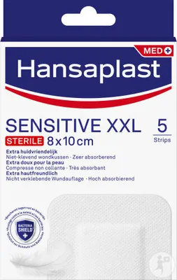 Immagine prodotto di Hansaplast Sensitive XXL 5 strisce 8x10cm