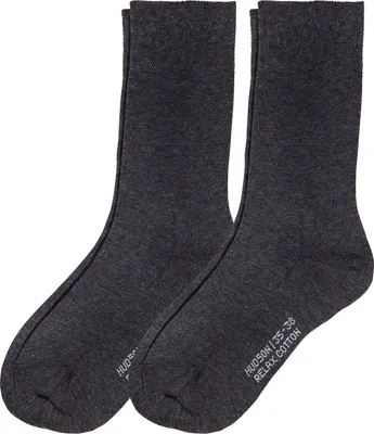 Produktbild von Hudson Damen-Socken mit Softbund 2 Paar graphit meliert 39 - 42