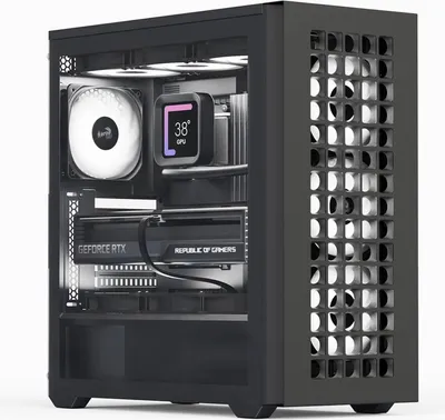 Obrázok produktu pre AeroCool Geh Midi D502A-G-BK-V1 (B/Mesh/ATX)