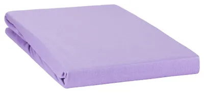 Produktbild von MOON Line green XXL Spannbetttuch Spannbettlaken 200x220 - 220x240 160g/m² Jersey -flieder
