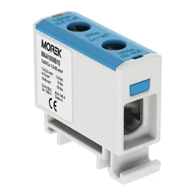 Obrázok produktu pre Pripojovacia svorka Hlavná svorka 1,5-50mm2 modrá 1P OTL 50 MAA1050B10 Morek 3828