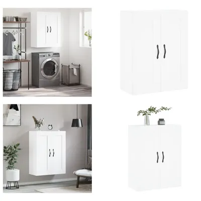 Immagine prodotto di vidaXL Armadio a muro bianco 69,5x34x90 cm Materiale a base di legno - Armadio a muro - Armadio a muro - Armadio - Armadio a muro